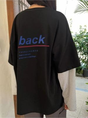 Koszulka z nadrukiem oversize K&h Twenty-one czarna