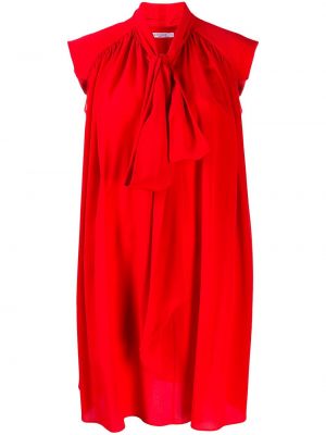 Vestido plisado Givenchy rojo