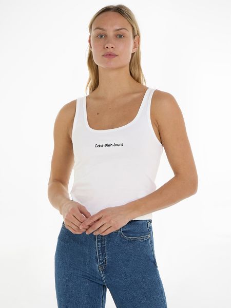 Camiseta Calvin Klein Jeans blanco