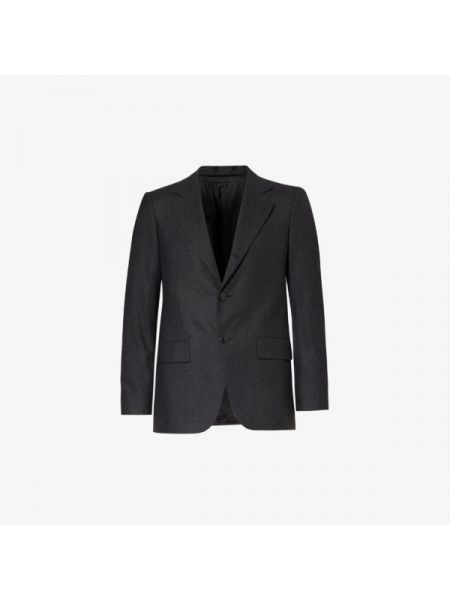 Шерстяной пиджак Giorgio Armani черный