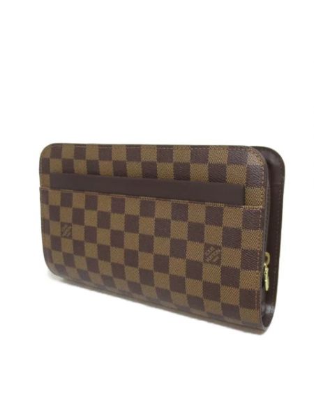 Bolso clutch retro Louis Vuitton Vintage marrón