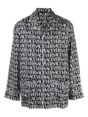 Копринена риза Versace