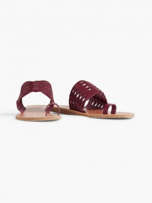 Кожаные сандалии Ancient Greek Sandals бордовые