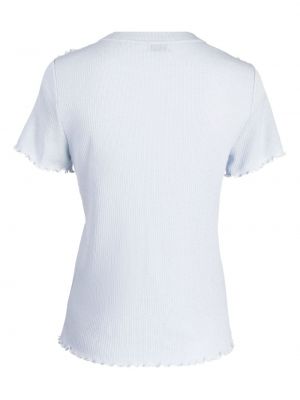 T-shirt avec manches courtes en mousseline Goodious bleu