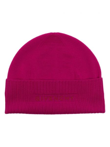 Вълнена шапка Givenchy розово