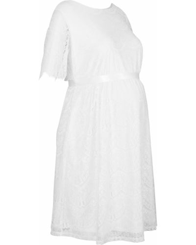 Для вагітних Весільна сукня Bonprix, біле