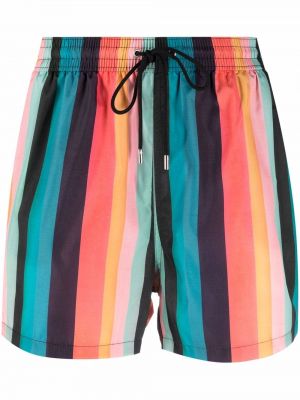 Stripete shorts Paul Smith oransje