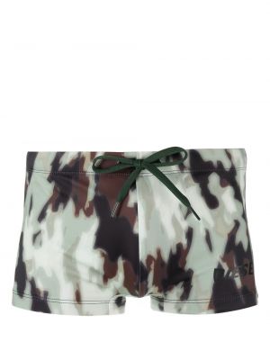 Shorts mit print mit camouflage-print Diesel grün
