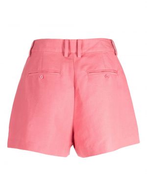 Shorts taille haute Paige rose