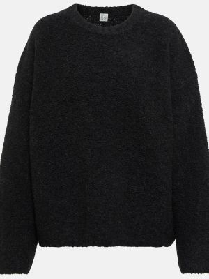 Oversized vlněný svetr Totême béžový