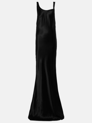 Maxi šaty Ann Demeulemeester, černá
