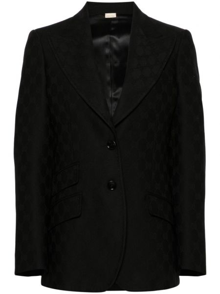 Jacquard blazer Gucci sort