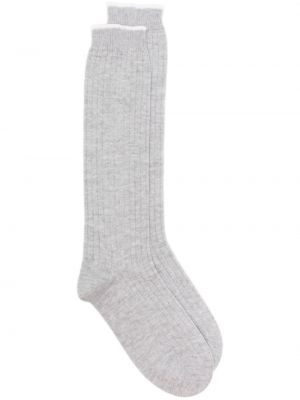 Pletené ponožky Eleventy sivá