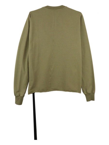 Sweatshirt aus baumwoll mit rundem ausschnitt Rick Owens Drkshdw grün