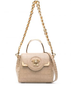 Δερμάτινη τσάντα shopper Versace