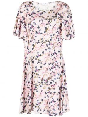 Mini haljina s printom Ps Paul Smith ružičasta