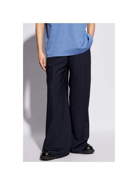 Pantalones plisados Etro azul