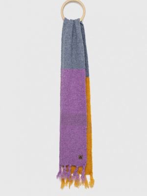 Vlněný šátek Jail Jam fialový