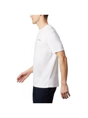 Camisa de algodón Columbia blanco