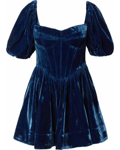 Μini φόρεμα Bardot μπλε
