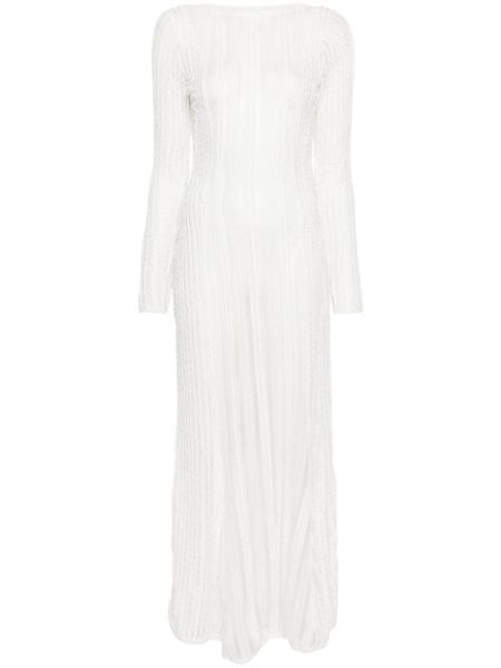 Μάξι φόρεμα με δαντέλα Charo Ruiz Ibiza λευκό