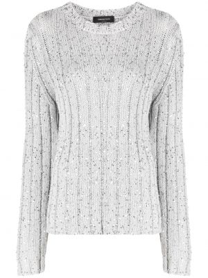 Pull à paillettes Fabiana Filippi gris