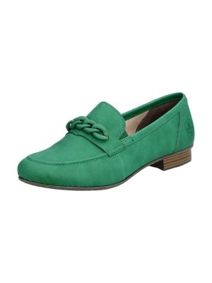 Ниски обувки Rieker зелено