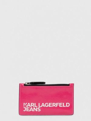 Гаманець Karl Lagerfeld Jeans рожевий
