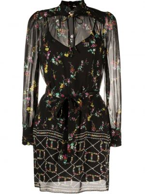 Trykt floral dress Twinset svart