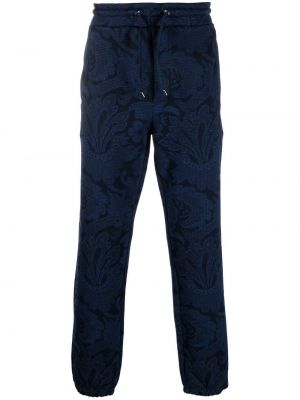 Спортни панталони с принт с пейсли десен Etro синьо