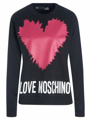Пуловер Love Moschino черный