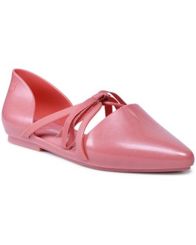 Pantofi cu dungi Melissa roz