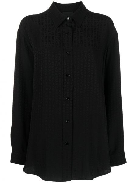 Camicia di seta oversize Givenchy nero