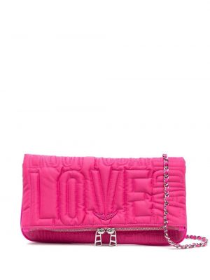 Trykt clutch Zadig&voltaire rosa