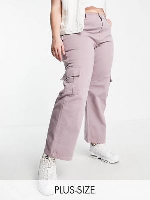 Широкие брюки Urban Bliss фиолетовые