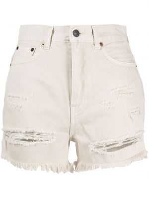 Shorts di jeans Haikure bianco