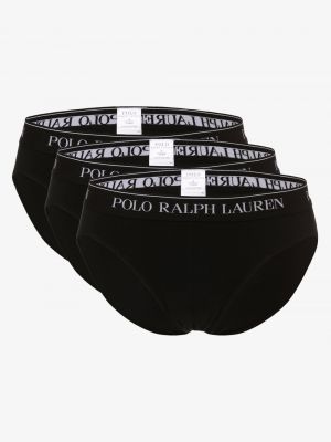 Slipy slim fit bawełniane Polo Ralph Lauren czarne