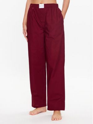 Бордовые брюки Calvin Klein Underwear