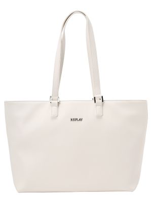 Τσάντα Replay λευκό