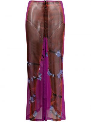 Maksi suknja Y Project ružičasta