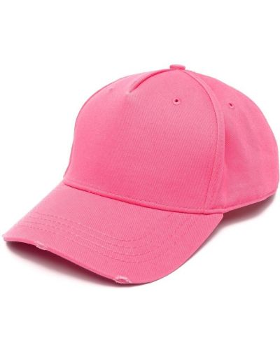 Gorra con bordado Dsquared2 rosa