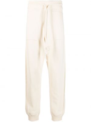 Pantaloni cu dungi tricotate Off-white