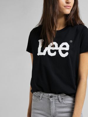 Camiseta manga corta Lee negro