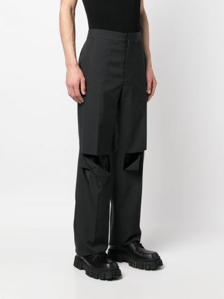 Pantaloni di lana Givenchy grigio