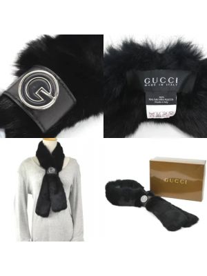 Bufanda de lana Gucci Vintage negro