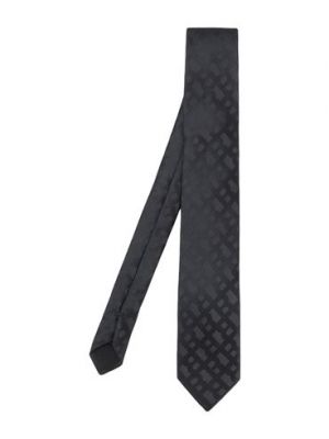 Cravatta con fiocco di seta Boss nero