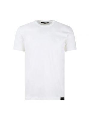 Slim fit t-shirt Low Brand weiß