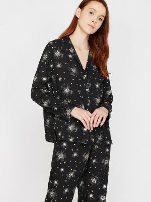 Pizsama Koton fekete
