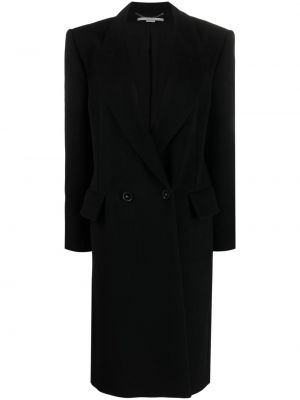 Gyapjú kabát Stella Mccartney fekete