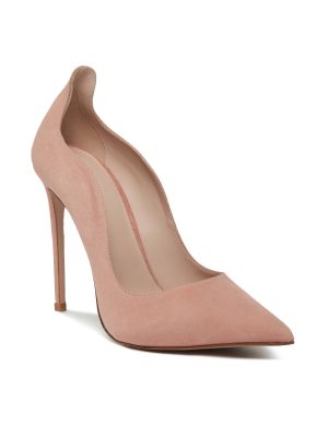 Полуотворени обувки с ток Le Silla розово